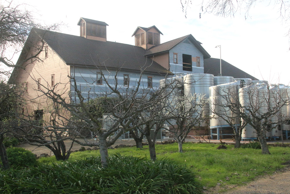 The 1896 winery, repaired after the 2014 earthquake.