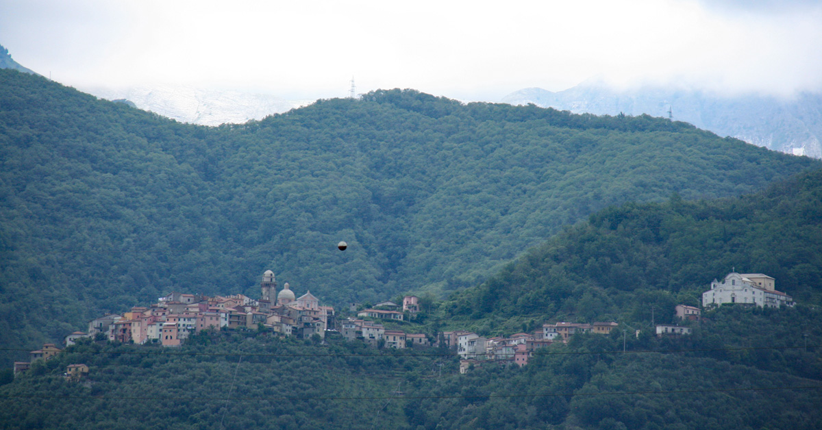 A village in the Apuan Alps
