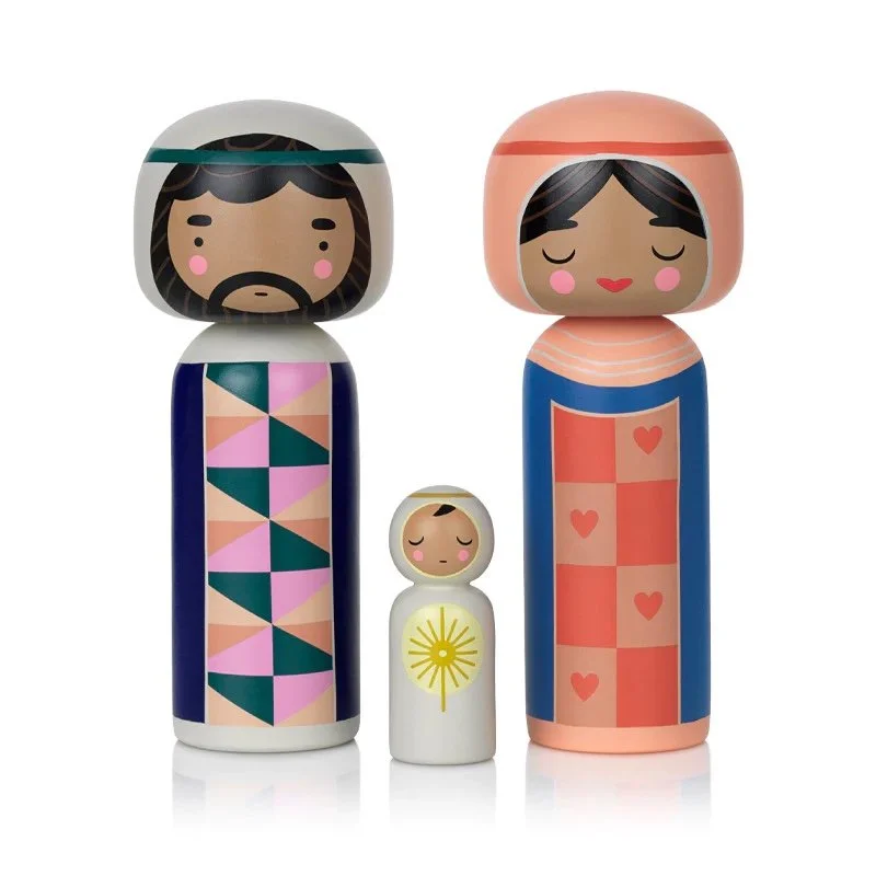 Lucie Kaas | Nativity Set KOKESHI DOLL