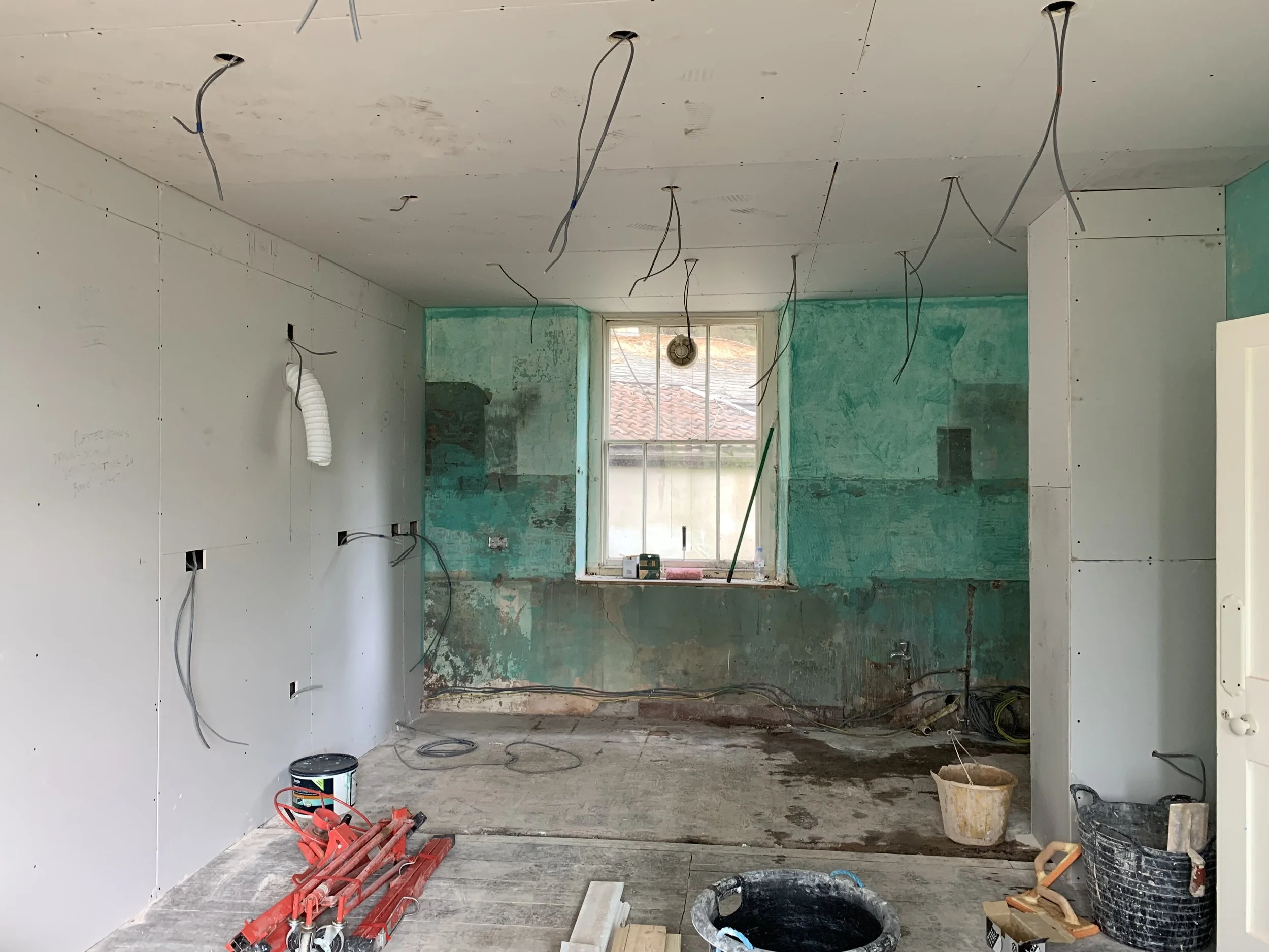 New kitchen taking shape