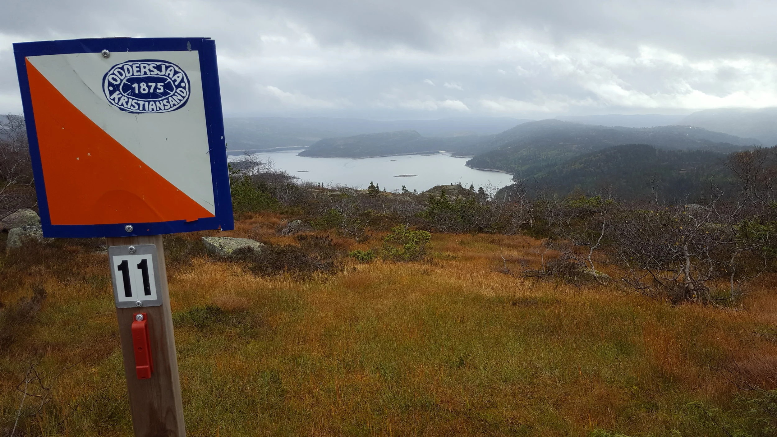 ….I år er det ett nytt område for turorienteringen på østsiden av Slottedalen med fantastisk utsikt over Juvatn..Orienteering point located at the eastside of Slåttedalen with a fantastic view over the lake Juvatn….