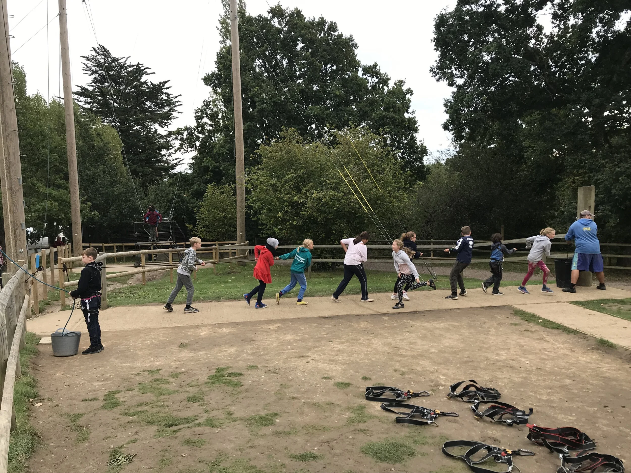 Another group taking their turn on the Giant Swing! — PLAISTOW AND