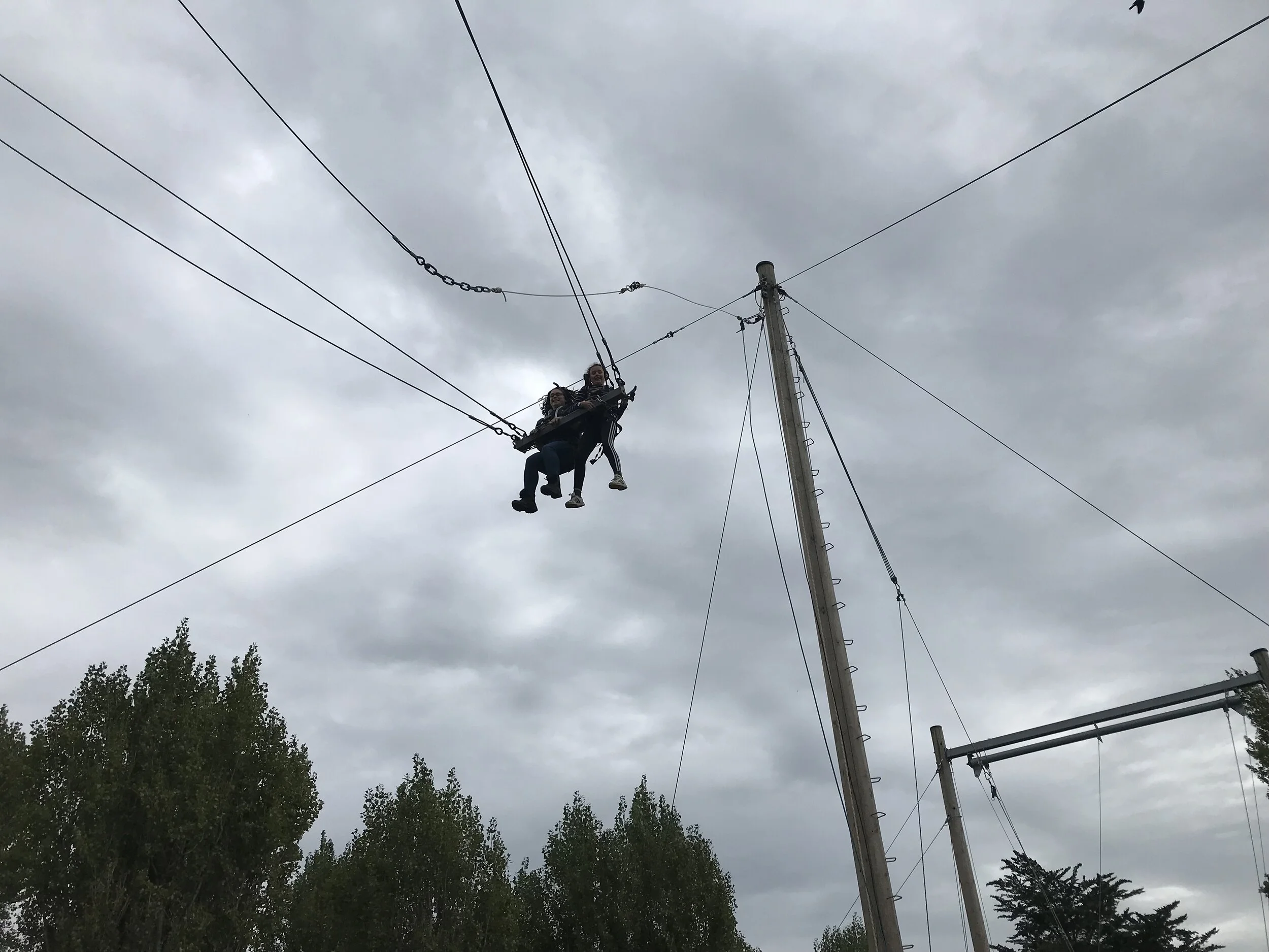 Another group taking their turn on the Giant Swing! — PLAISTOW AND