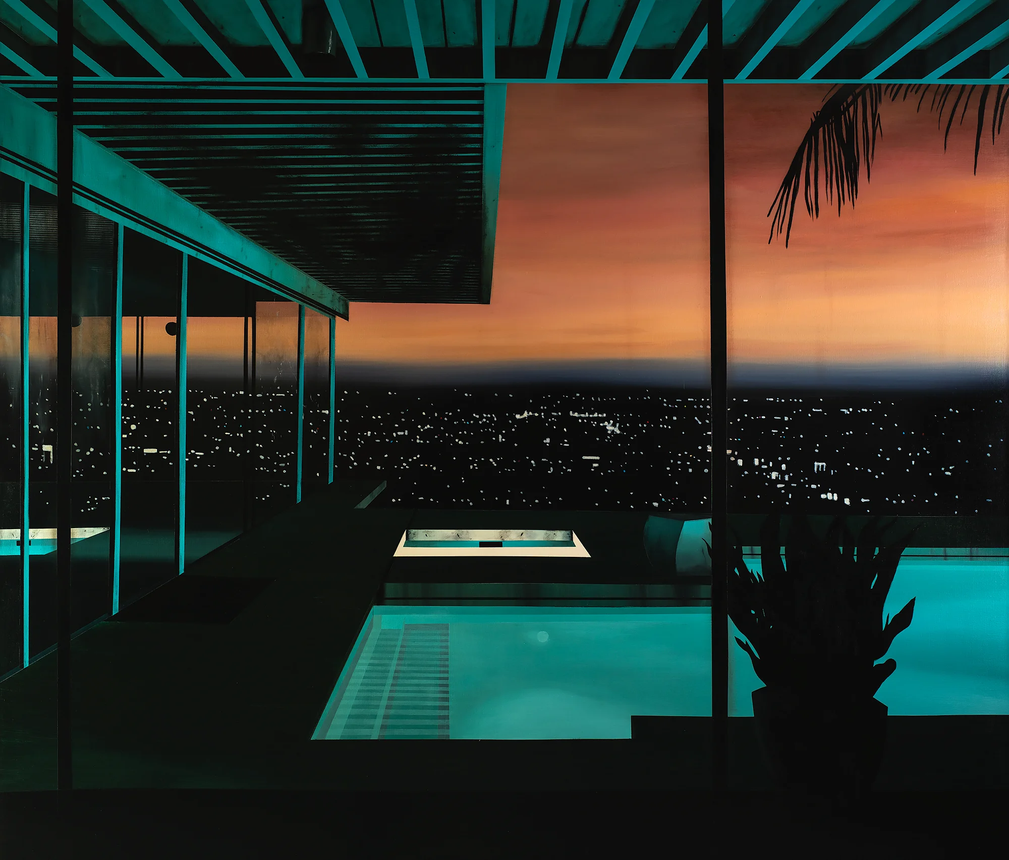 ’Night Pool', 210 x 180cm, Acrylic on Linen, 2019-2000px.jpg