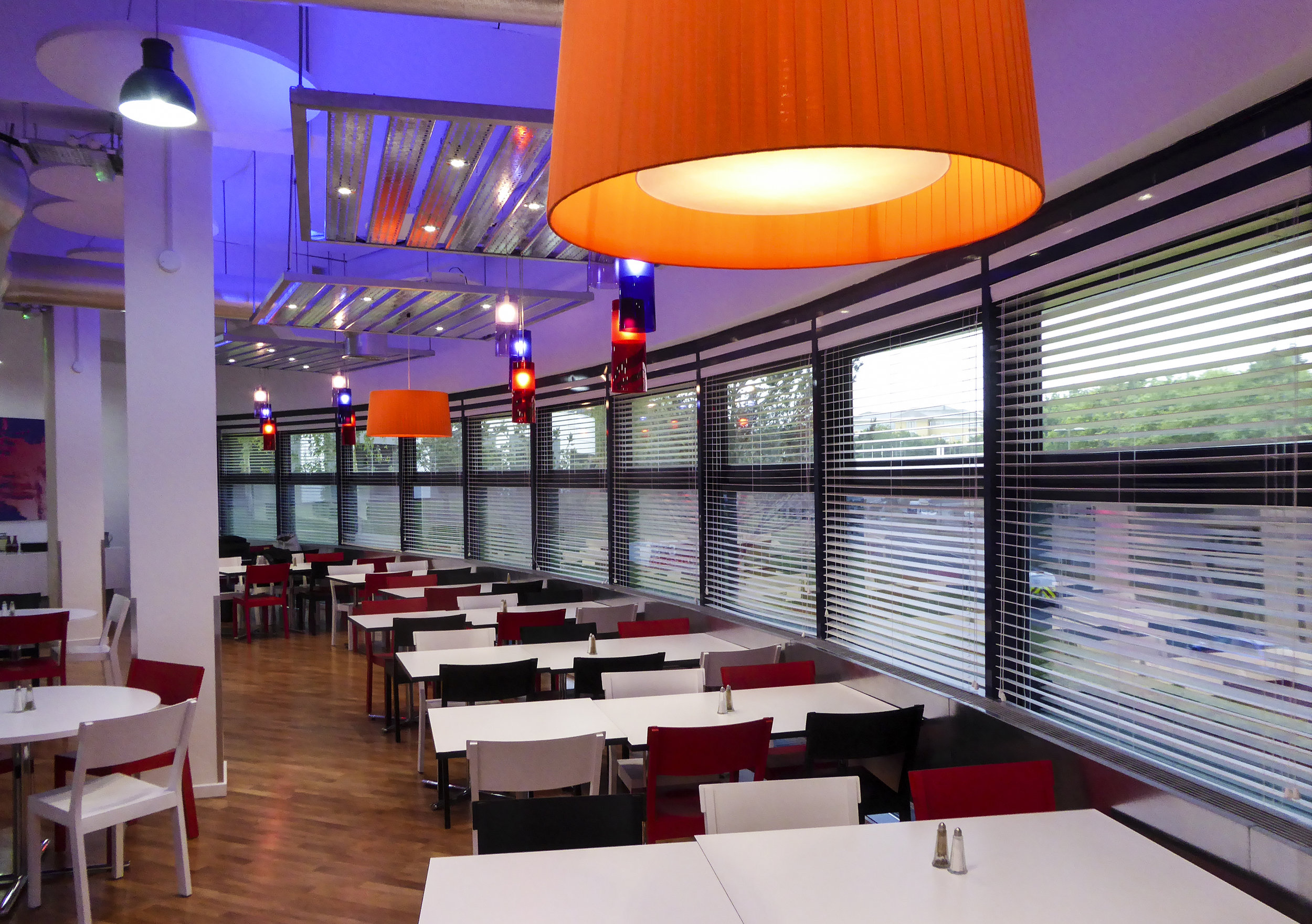 Corporate canteen interior