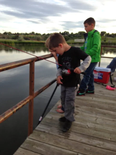 Grand kids Fishing 