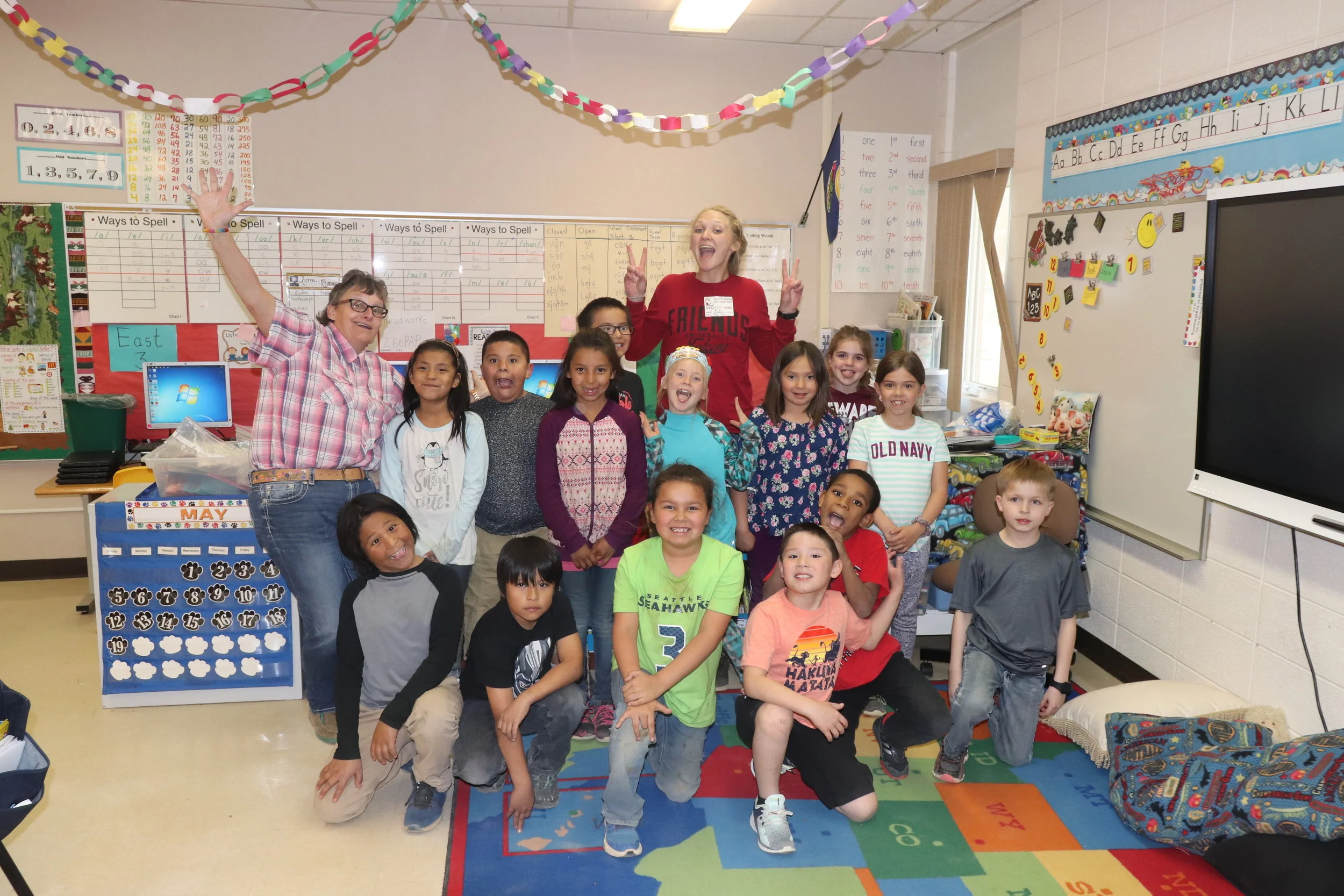 Matty with Mrs. Becker's Class 