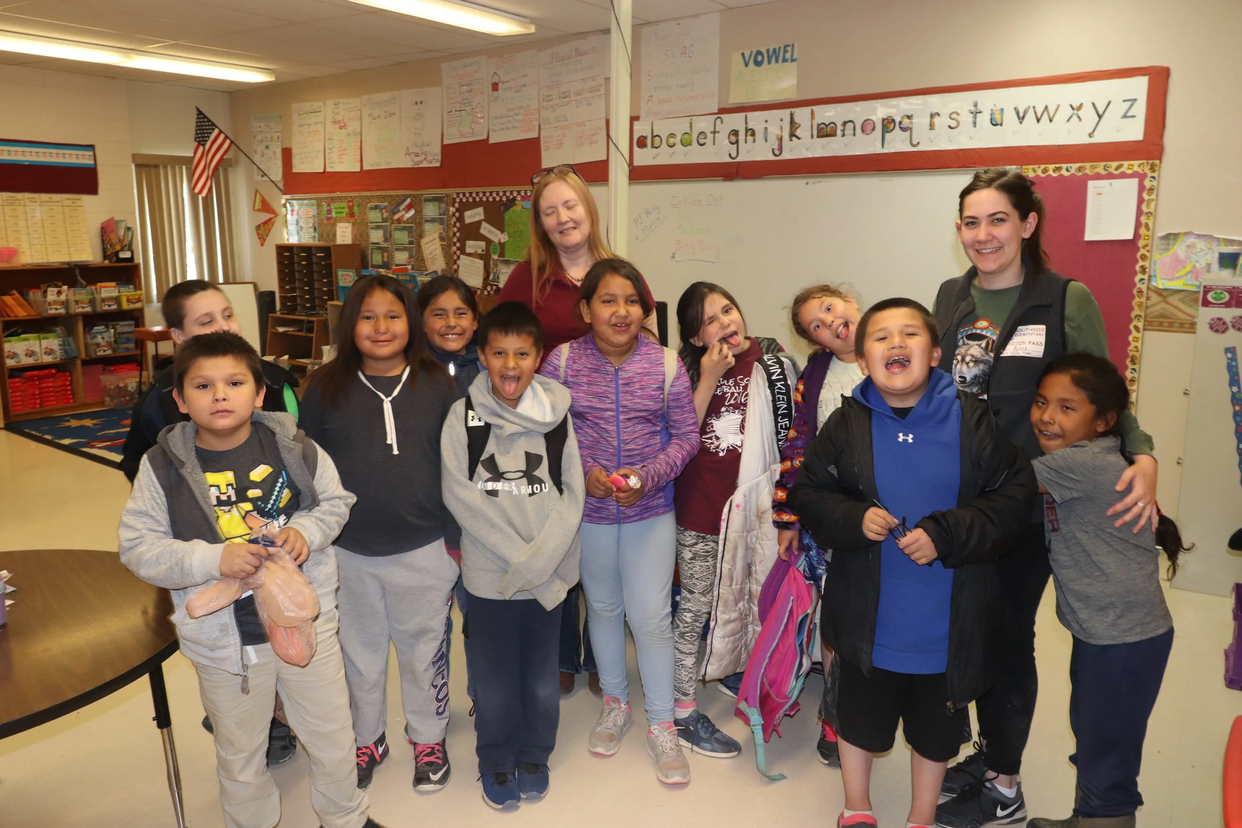 Anna with Mrs. Letsche's class