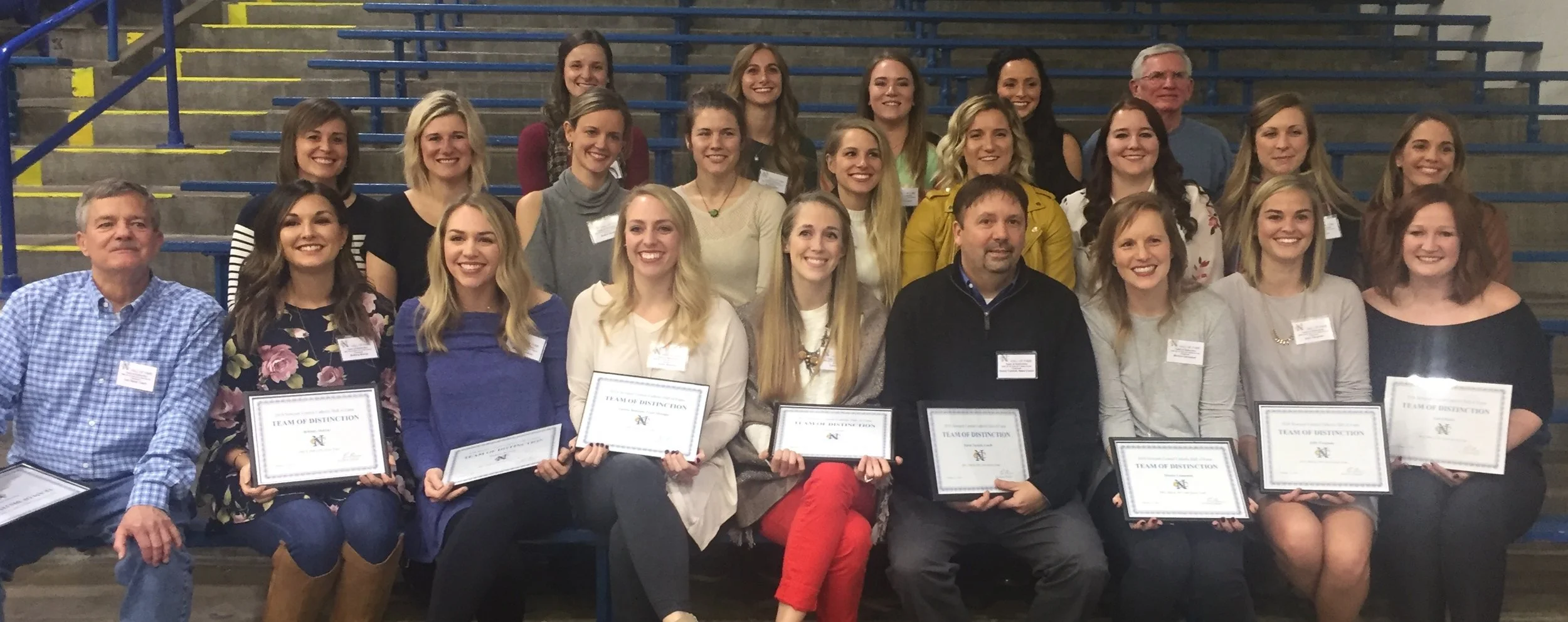 “Teams of Distinction” is the 2005, 2006, 2007 Girls Soccer All A State Champs. 