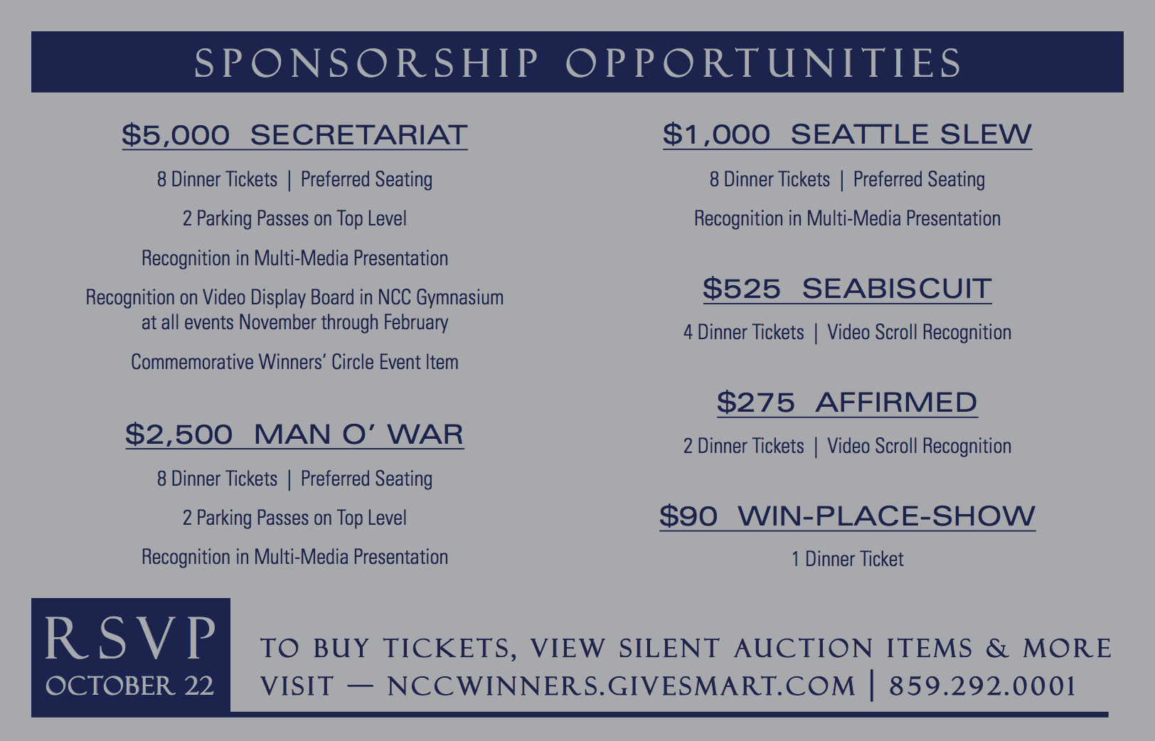 Sponsorship Opportunities