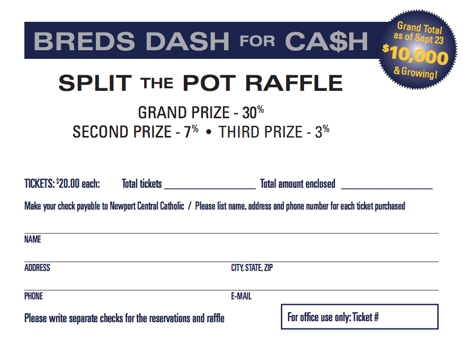 Be sure your name is in the pot. Winners to be drawn on November 3 at the Winners’ Circle Event.
