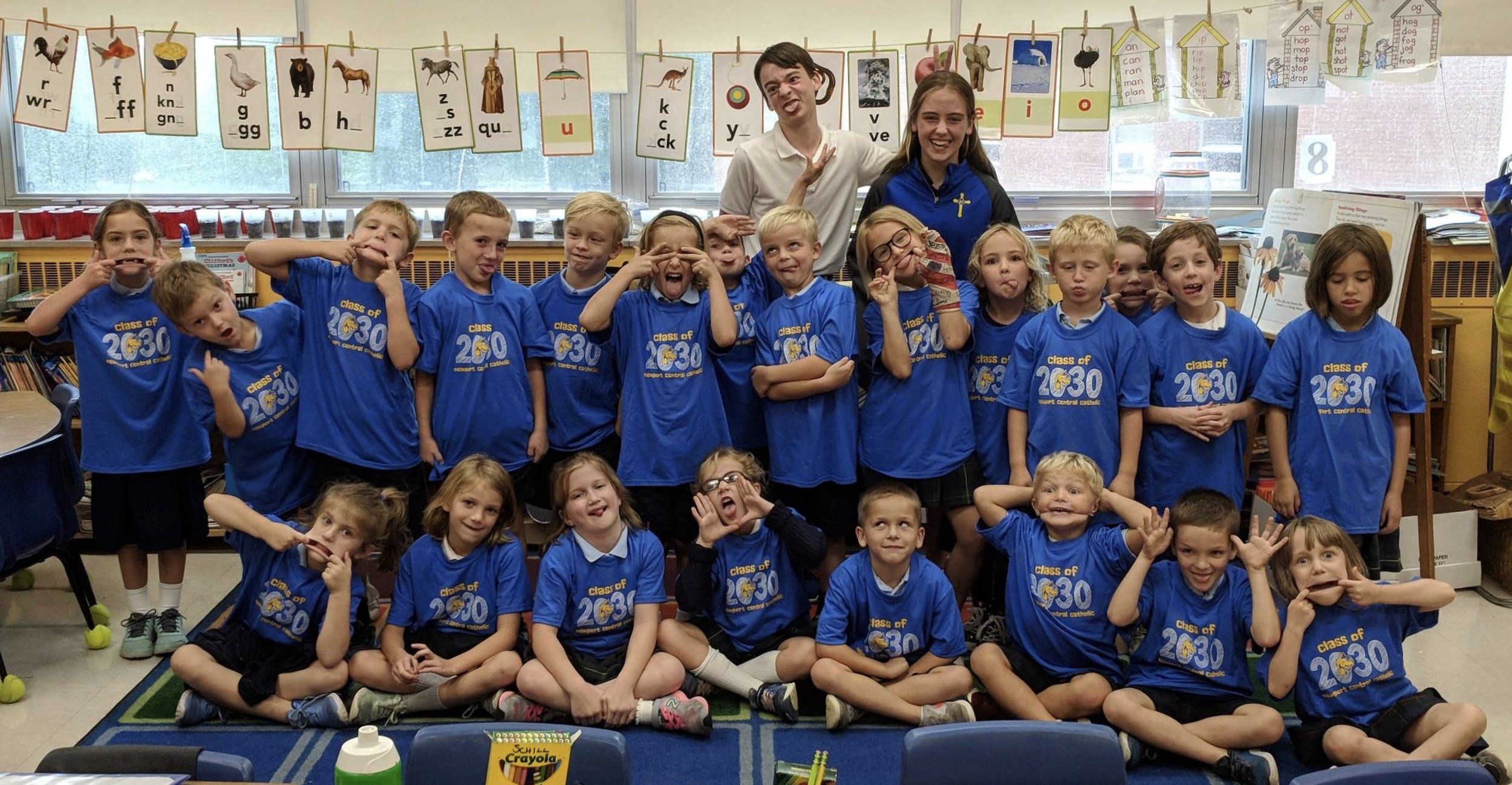 St. Catherine of Siena first graders.