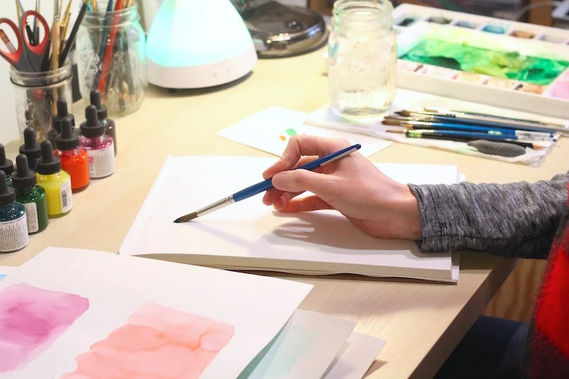 Beginner Watercolor Workshop with Kristen Colebank