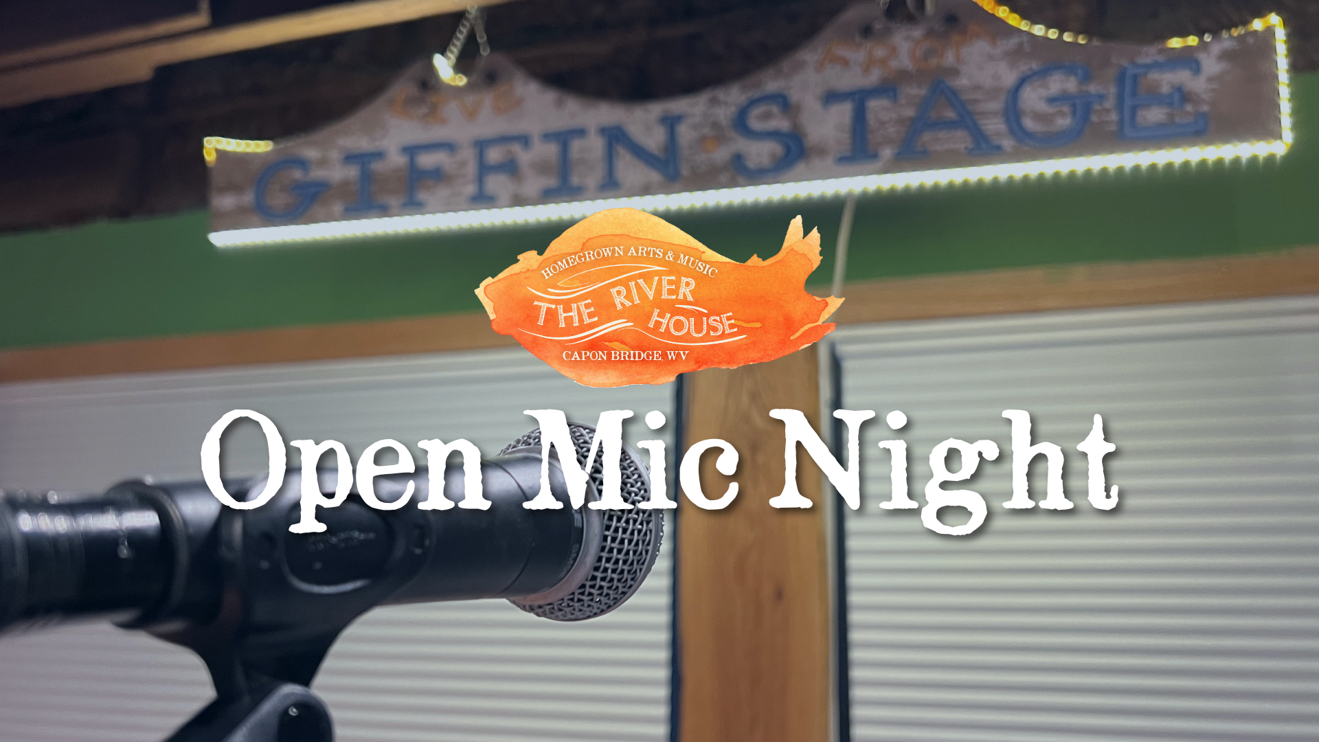 Canceled for Event: Open Mic Night