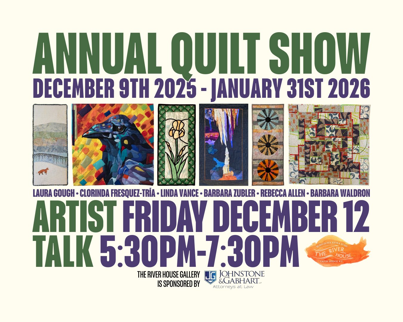 Artist Talk: Stitches - The Annual Quilt Show