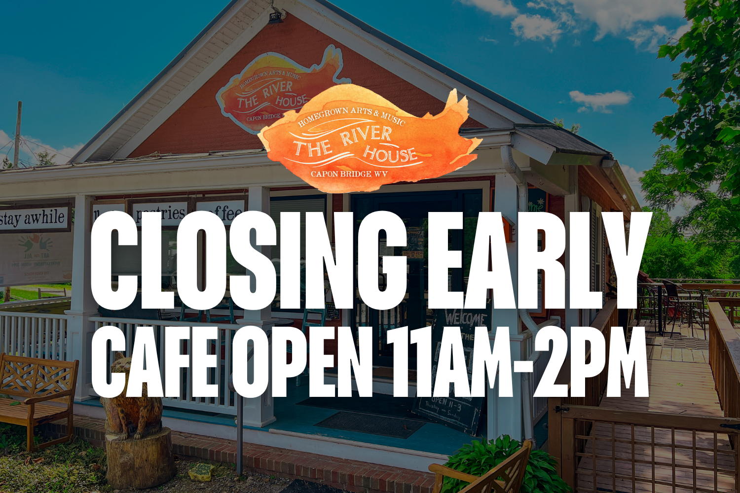 Cafe Closing at 2pm