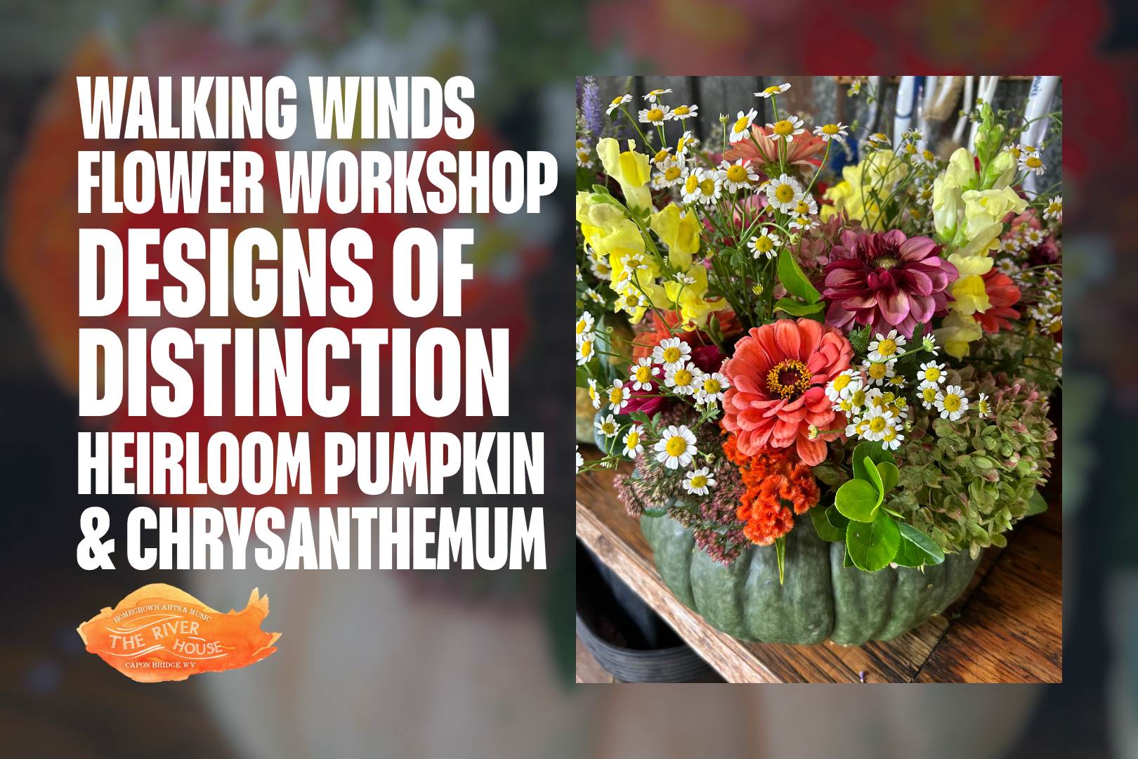 Workshop: Pumpkin Centerpiece Workshop with Walking Wind Farm