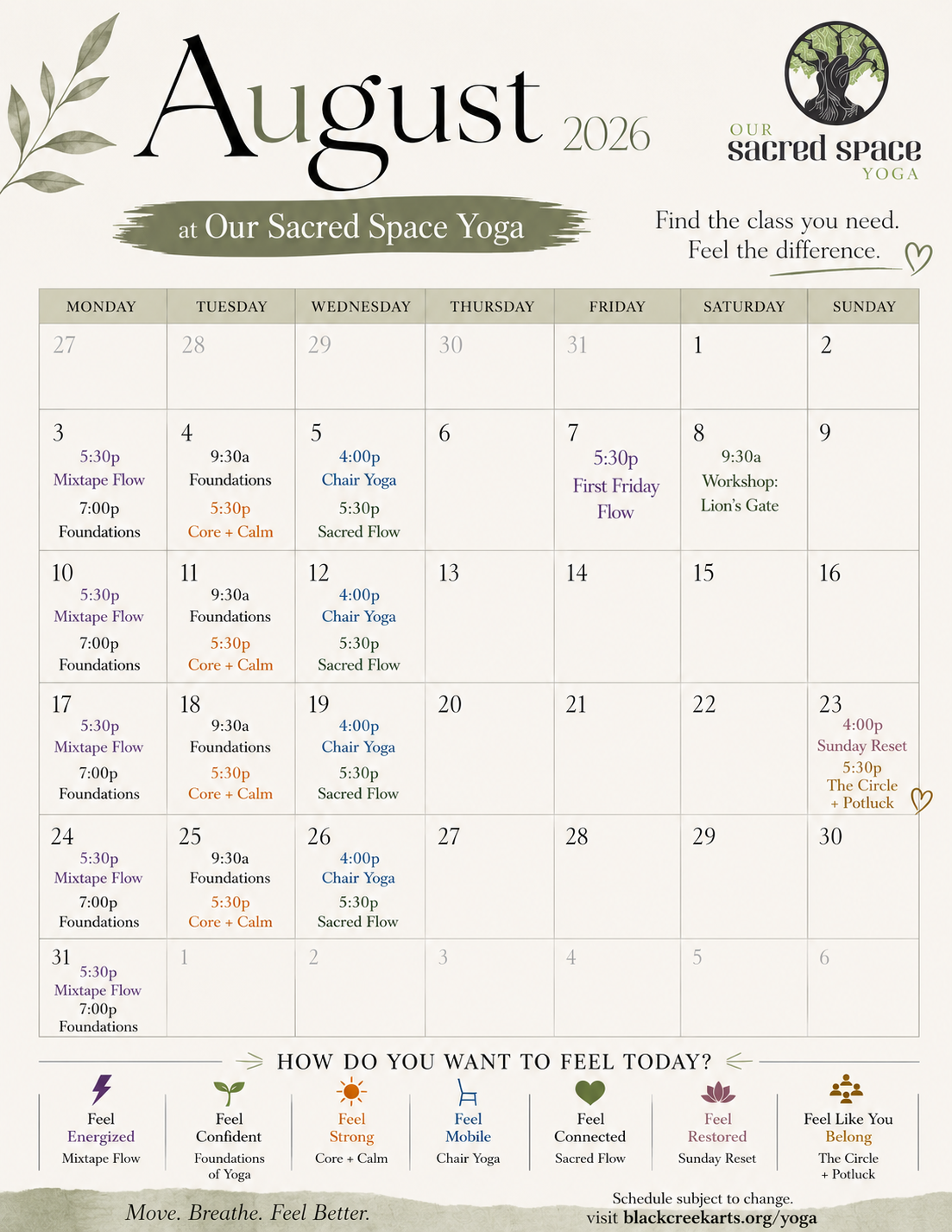 OSSY August Class Schedule.png