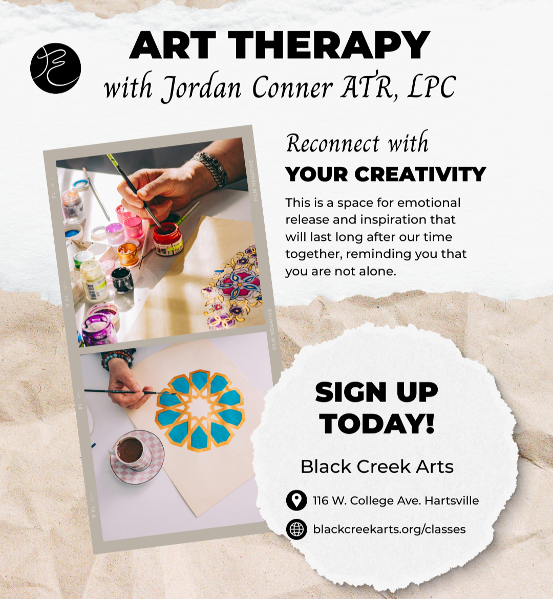 Art Therapy with Jordan Conner ATR, LPC