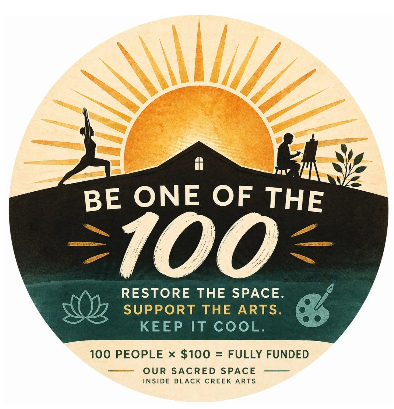 Be One of the 100: Restore the Space