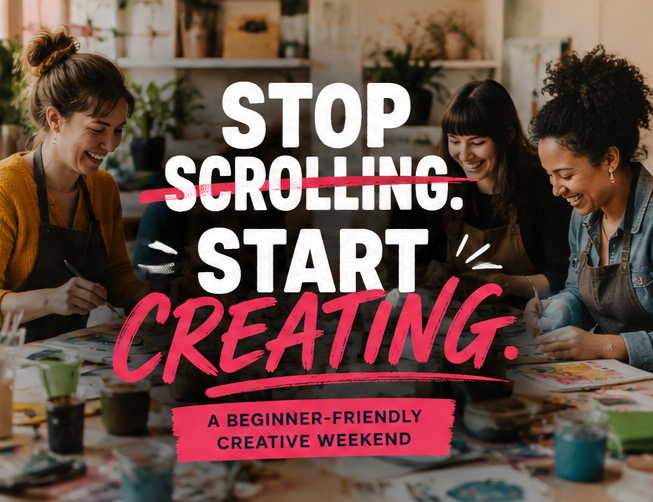 Stop Scrolling. Start Creating.
