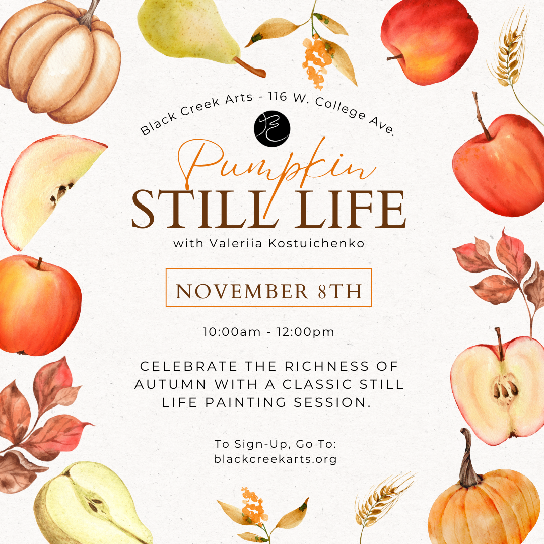 Colorful Watercolor Illustrative Pumpkin Apple And Fall Leaves Autumn Harvest Festival Flyer.png