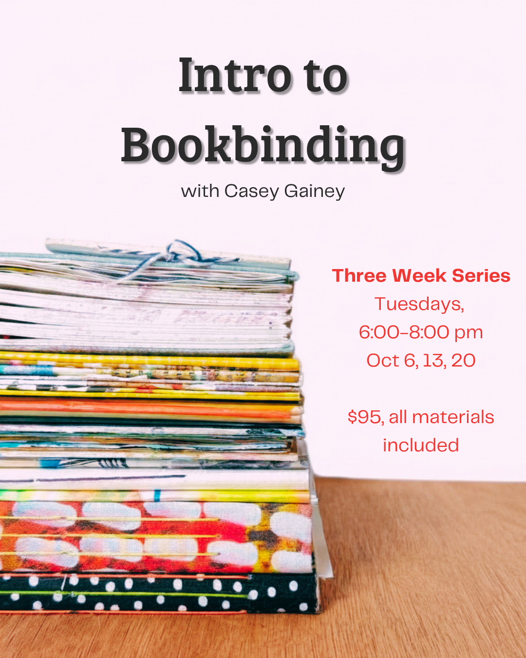 Intro to Bookbinding with Casey Gainey