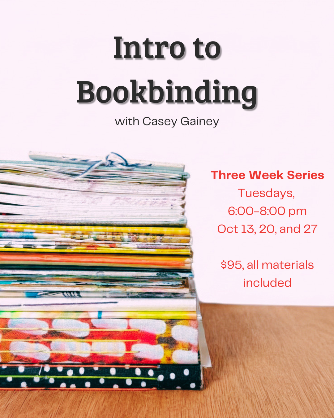 Intro to Bookbinding with Casey Gainey