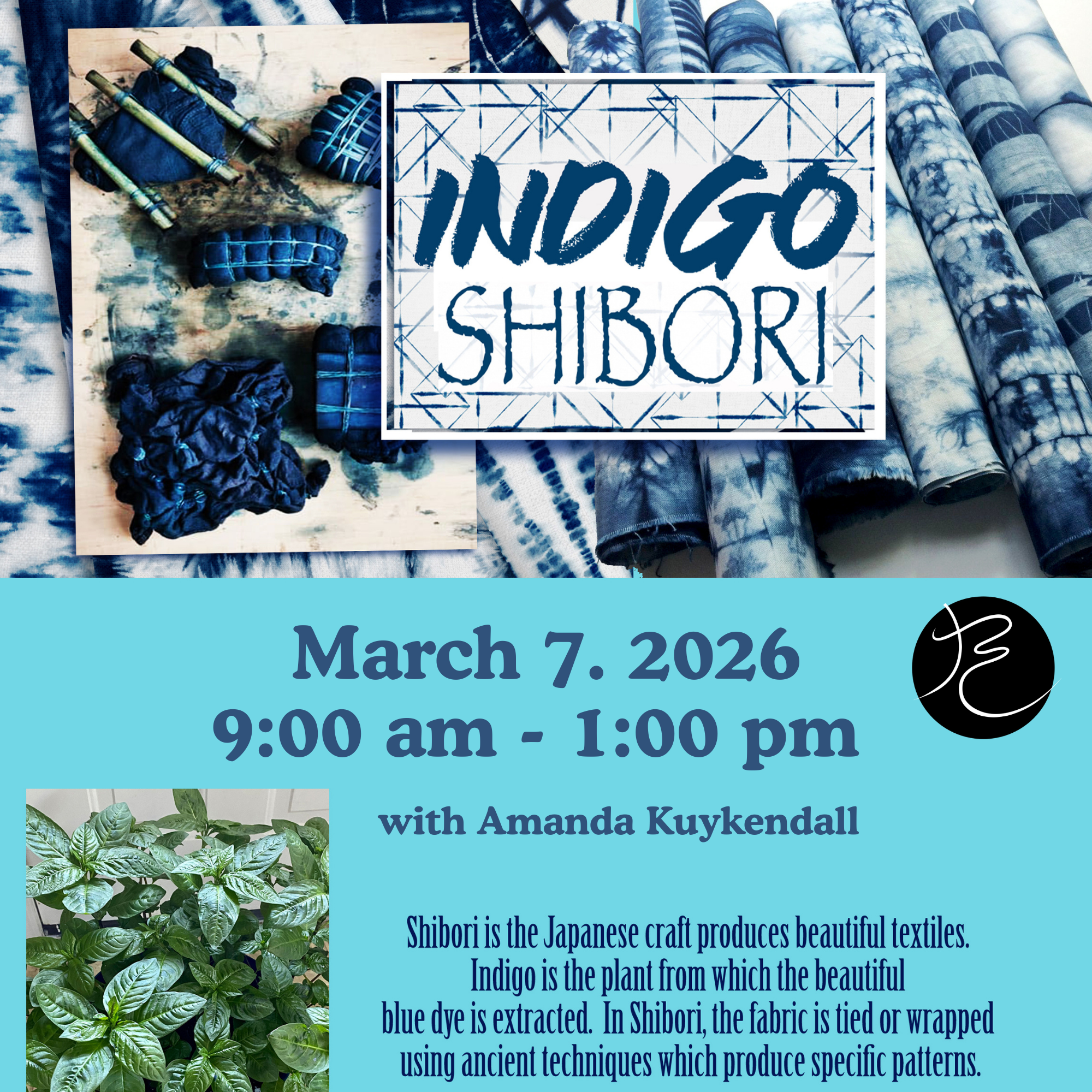 Indigo Shibori with Amanda Kuykendall