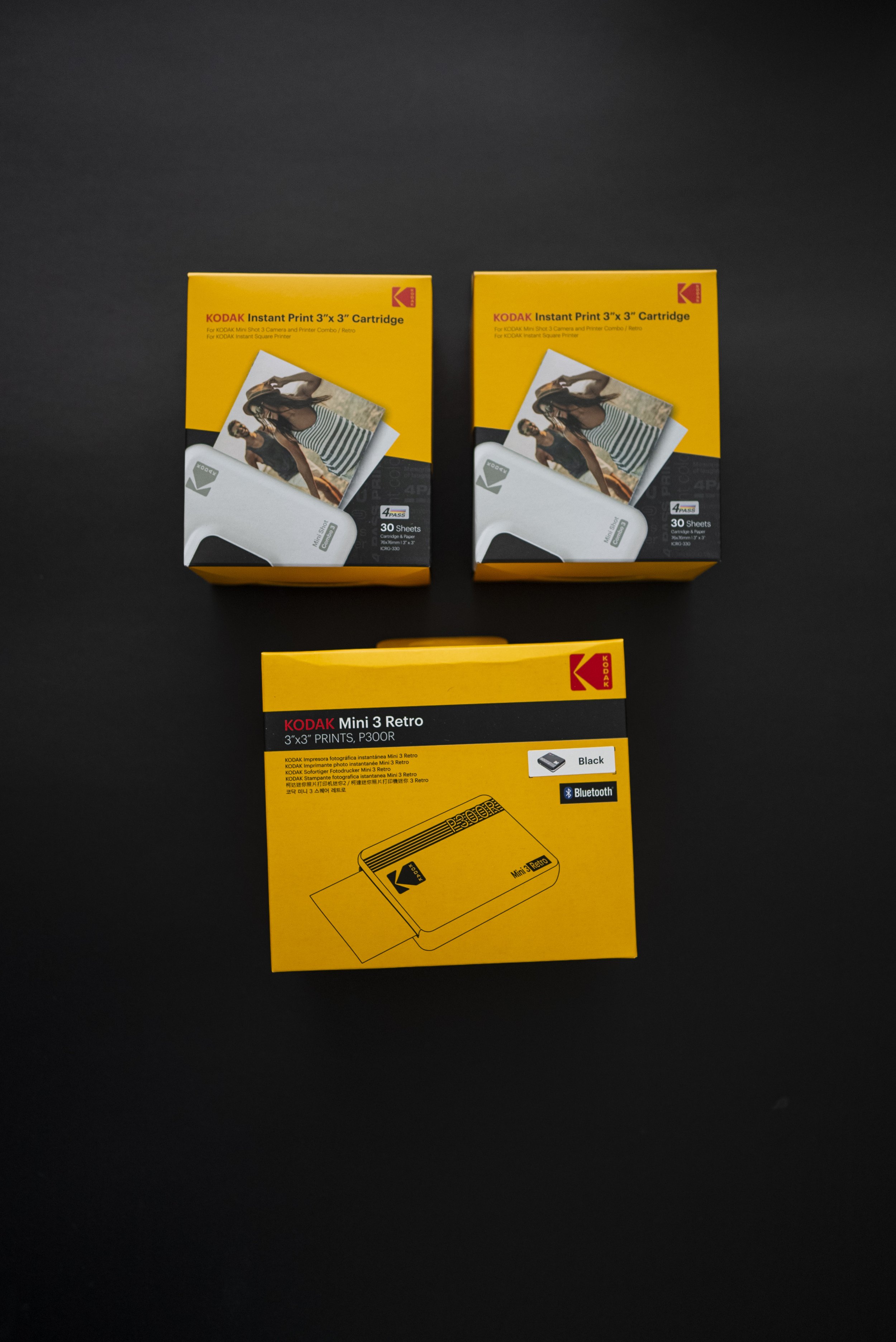 KODAK Mini Shot 3 Retro 4PASS 2-in-1 Instant Camera and Photo Printer –  Kodak Photo Printer