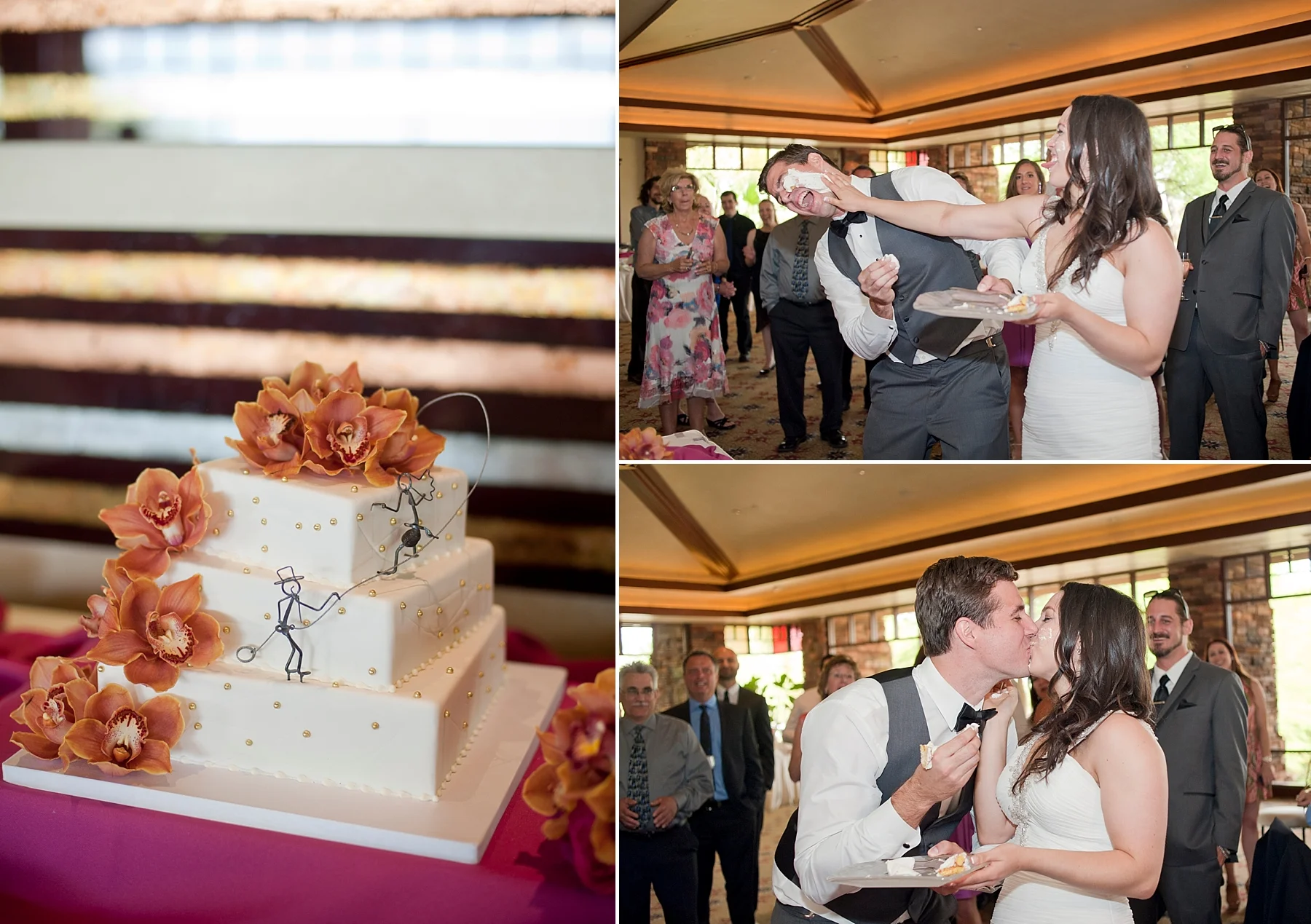 Venue: Red Rock Country Club | Florals: Enchanted Florist | Cake: Las Vegas Custom Cakes
