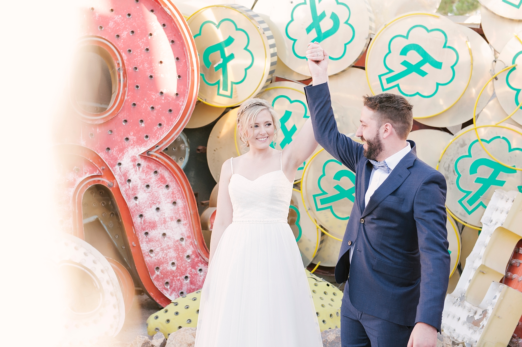 Venue: Neon Museum | Hair & Makeup: Las Vegas Hair and Makeup