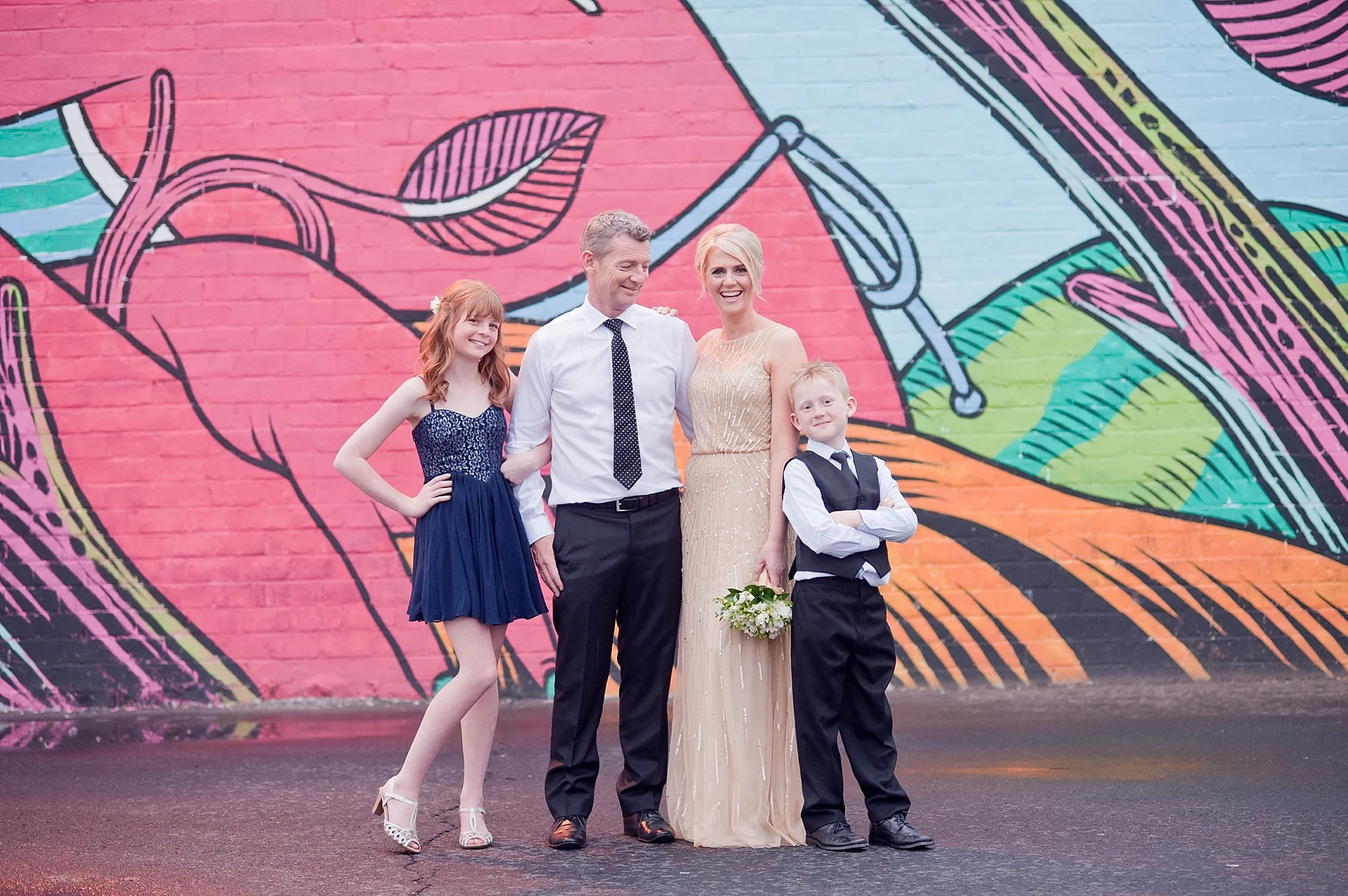 Location: Downtown Las Vegas | Bouquet: Layers of Lovely | Makeup: Amelia C. & Co. 