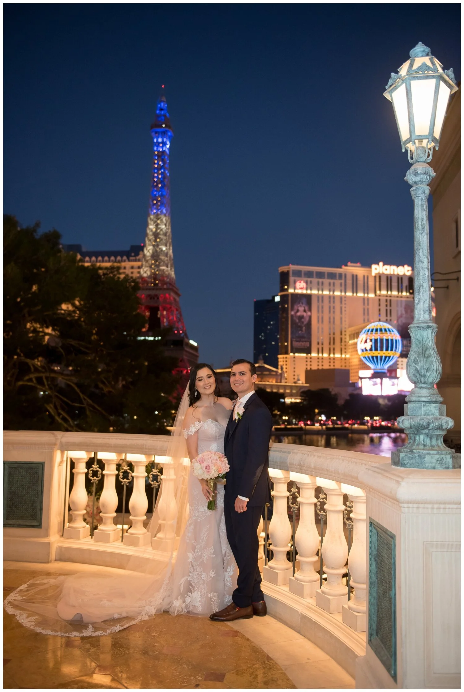 Bellagio Fountains Wedding
