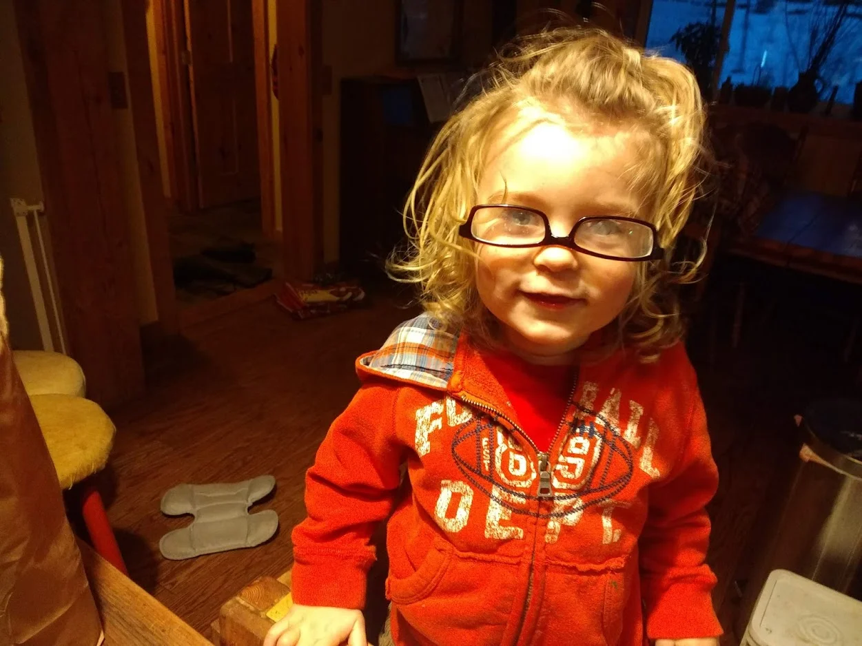 this little man turned 2 this week, and love’s wearing mama’s glasses!