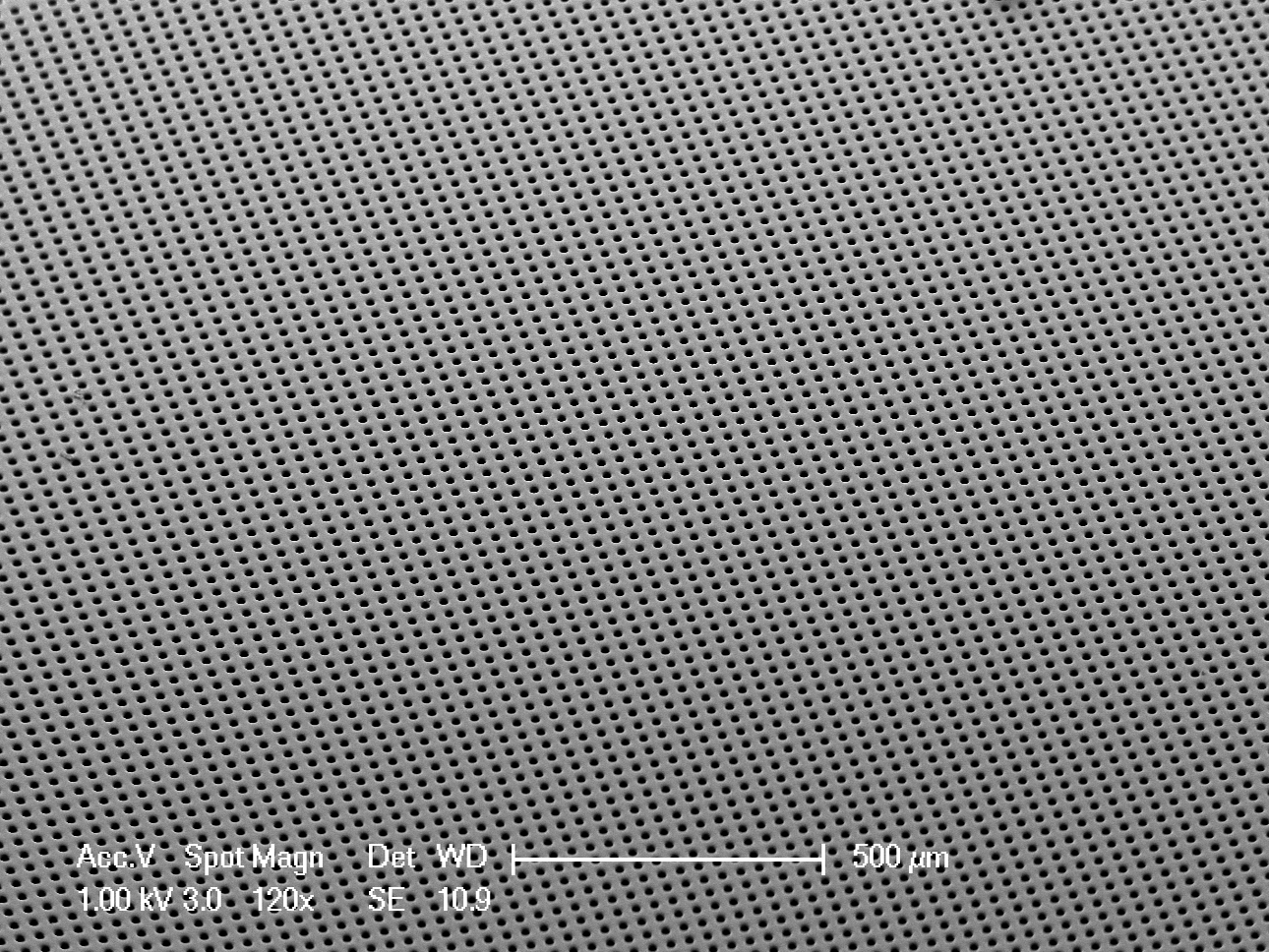 Urethane micro holes