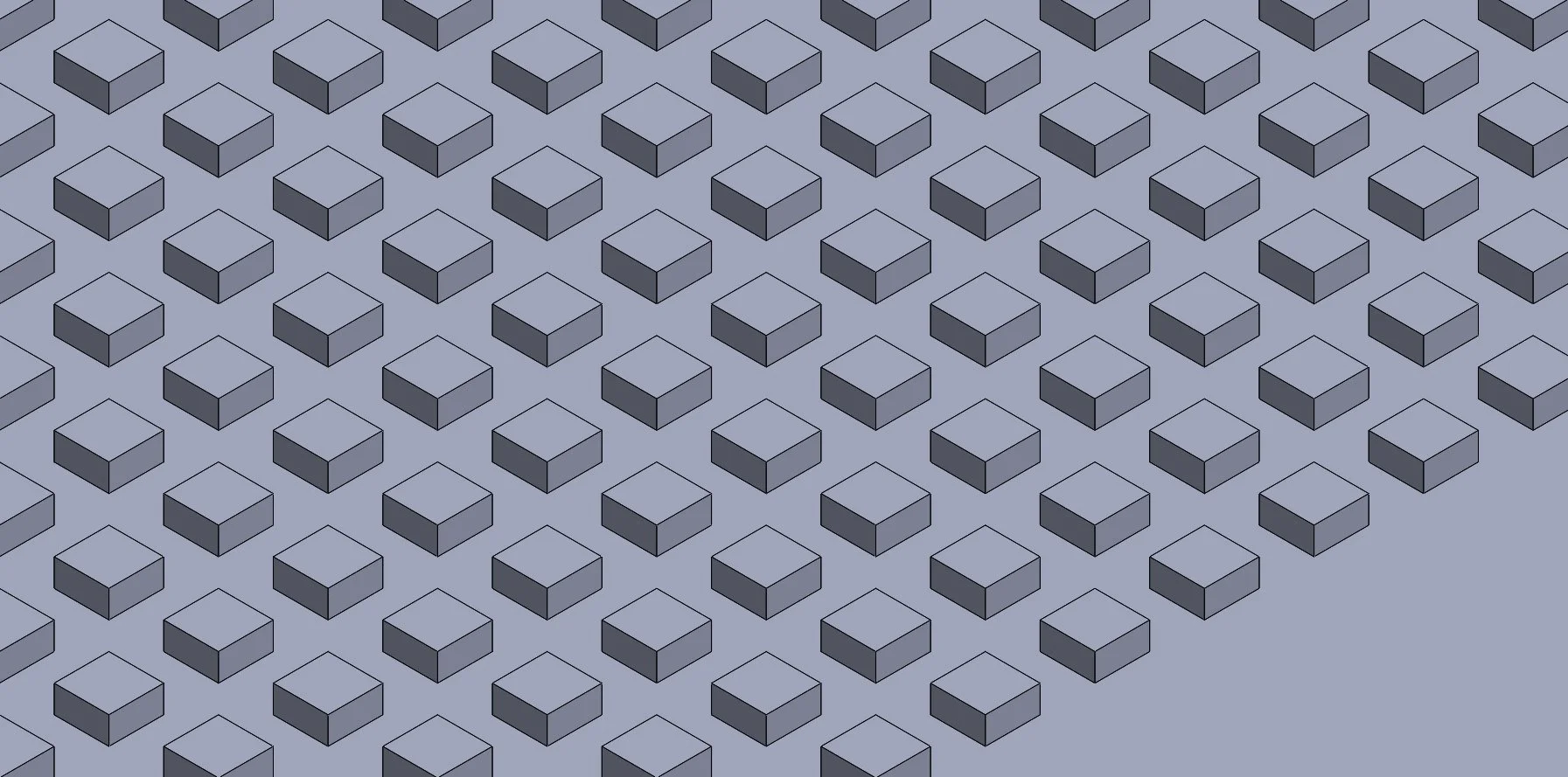 100um wide x 100um long x 100um spacing x 50um tall