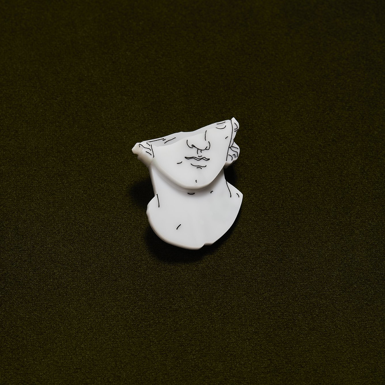 Statue of Apollo Brooch