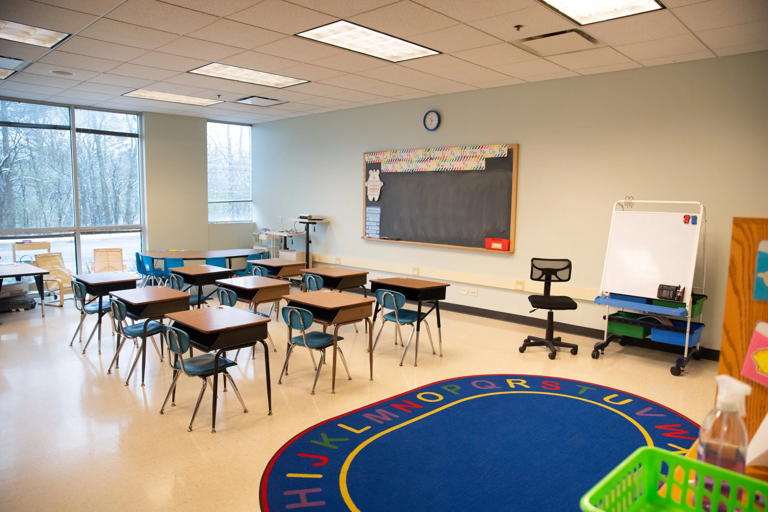 Inside a classroom at Vine Academy