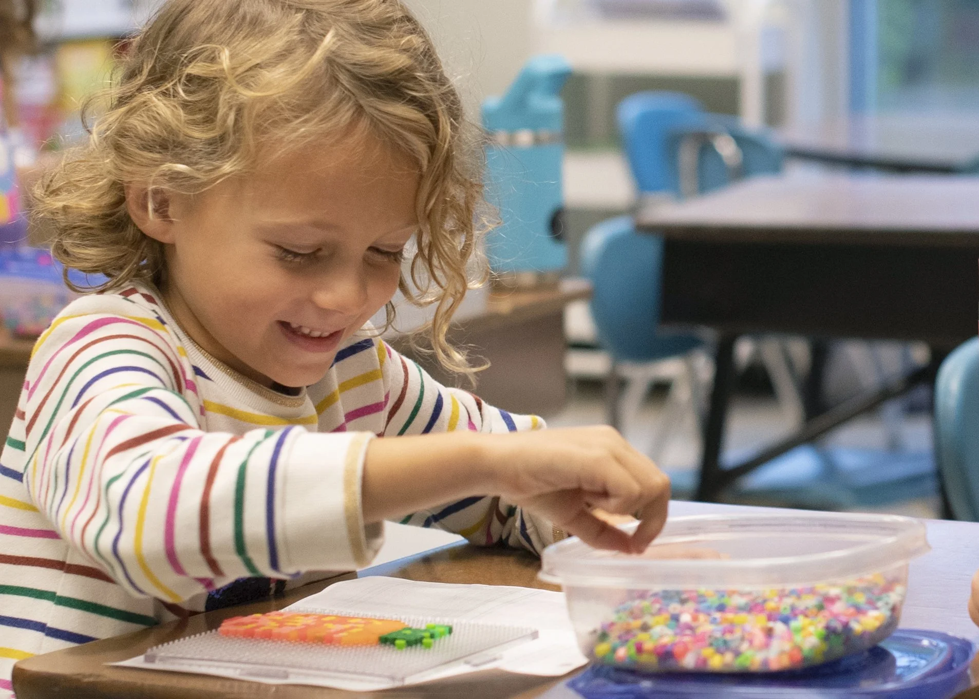 Children Creating Art Projects at Vine Academy