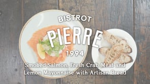 Smoked Salmon, Fresh Crab Meat and Lemon Mayonnaise with Artisan Bread v2