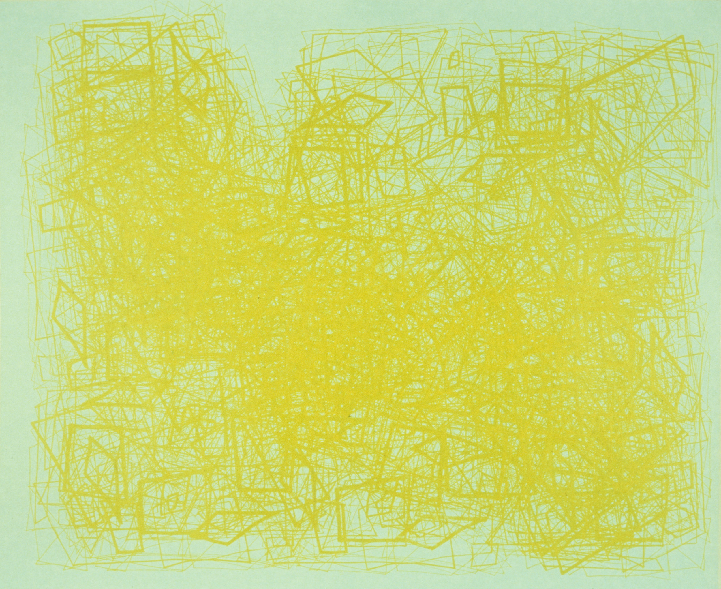 Yellow on Mint Green. 1998