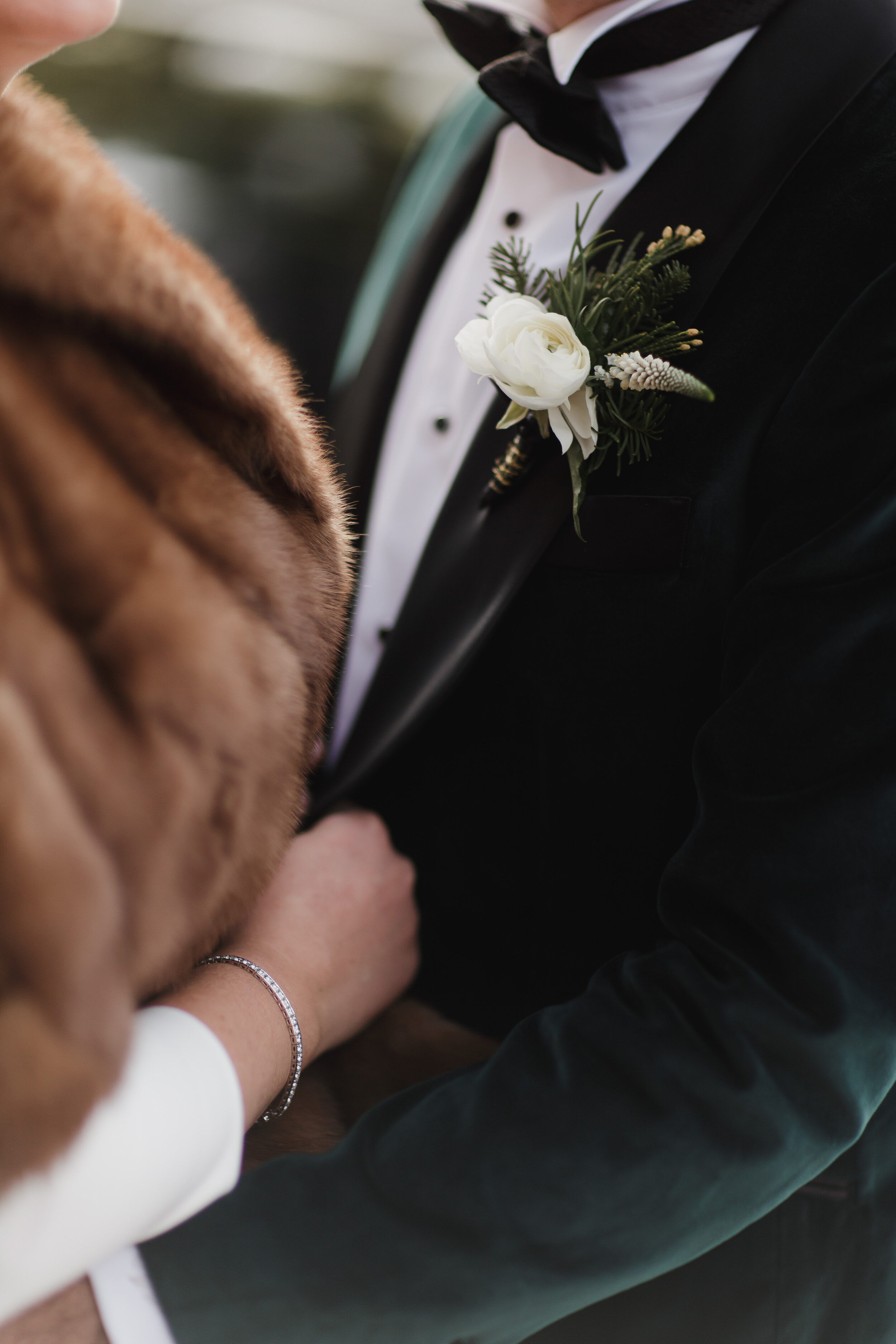 formal winter wedding attire