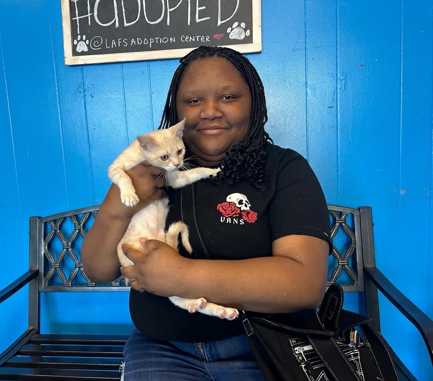 Our new friend Cheeto was #adopted!