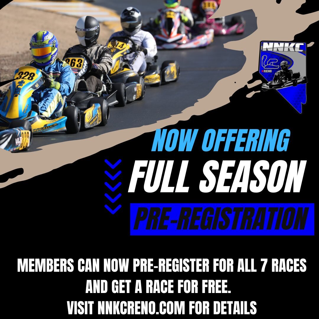 We are getting closer and closer to our first race of the season.  If you are planning on racing all NNKC club races, we are offering members a discount of a free race for pre-registering for all 7 races.  Buy 7 get 1 free!  Visit our website NNKCRen