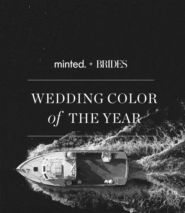 Minted X BRIDES Wedding Color of the Year Campaign - 2023