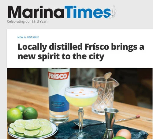 Locally distilled Frísco brings a new spirit to the city.