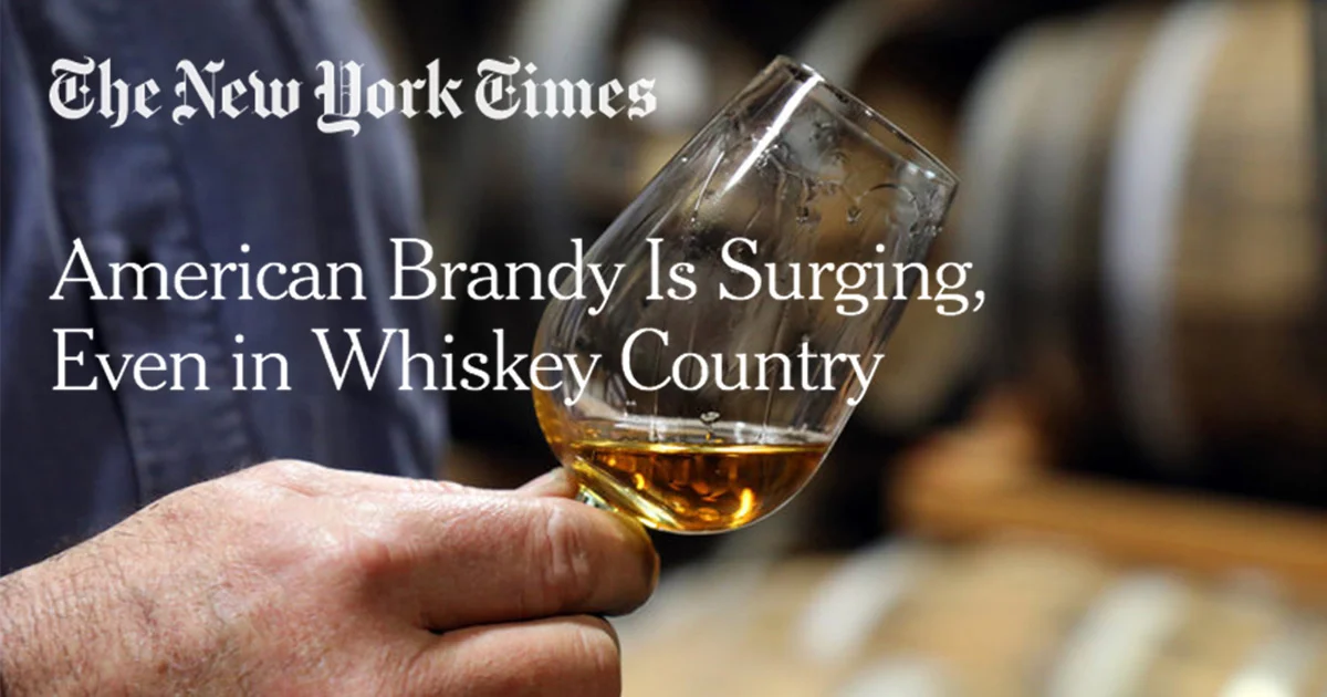American Brandy Is Surging, Even in Whiskey Country