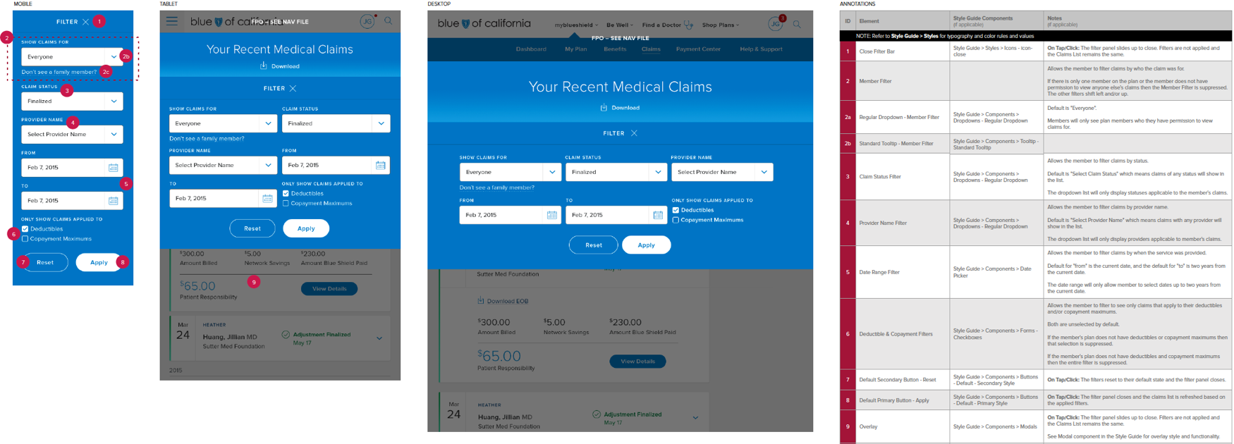 Blue Shield Redesign