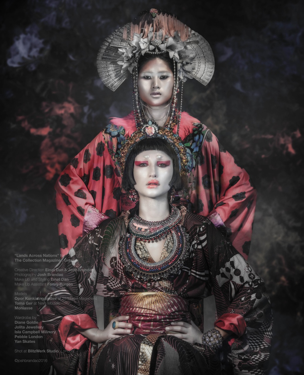 Gracian Magazine - Lands Across Nations - Diane Goldie Einat Dan Isla Campbell Millinery Josh Brandao Moniasse Pebble London Jolita Jewellery